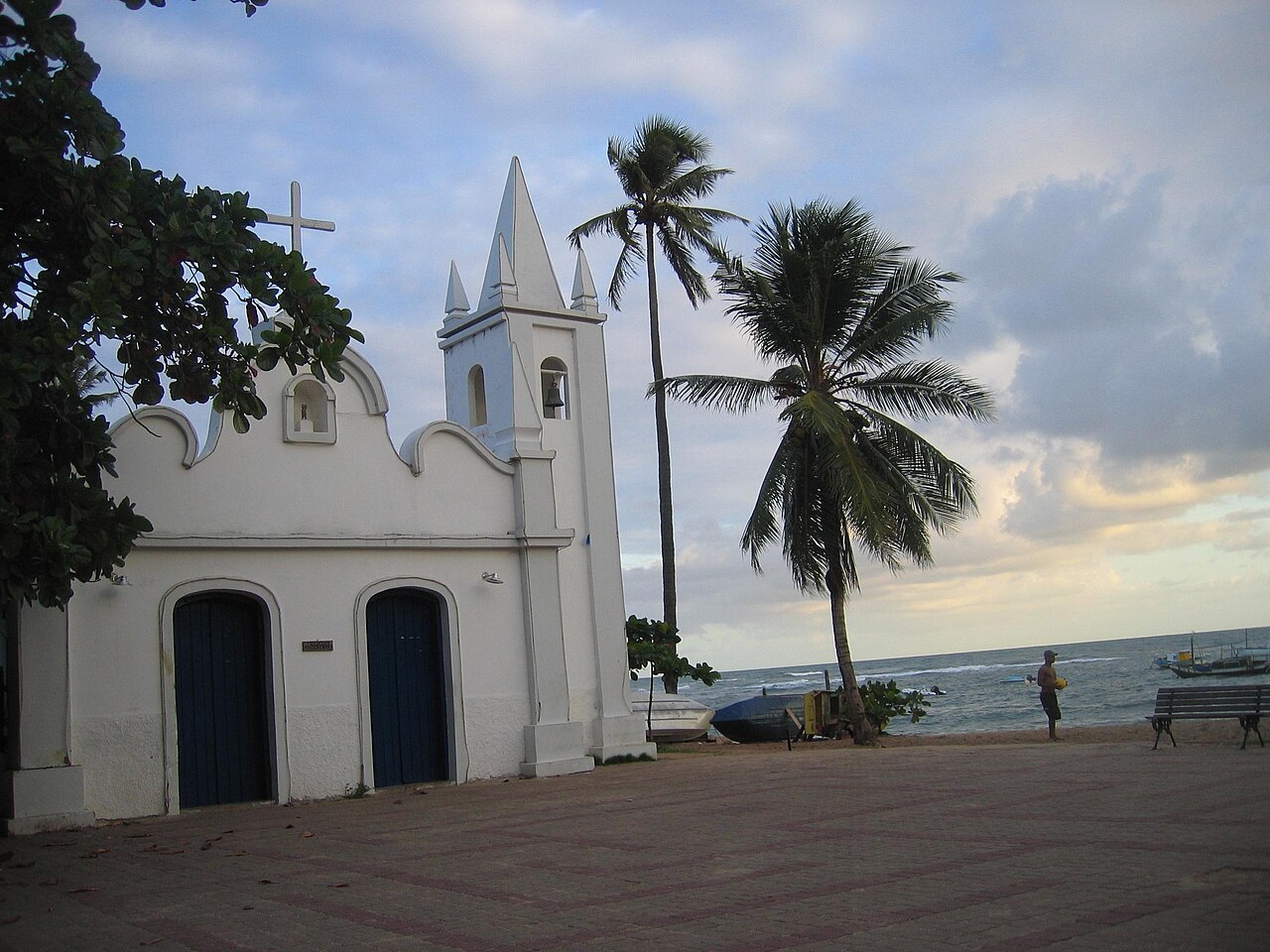 Vista do passeio Praia do Forte, em Sergipe